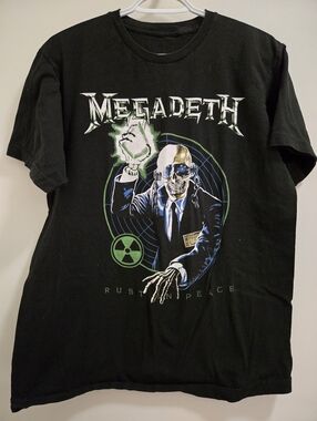 Mens Megadeth  band TShirt